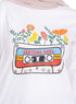 White Printed Long - Sleeve Design 27 - Khotwh